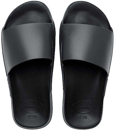 Havaianas Unisex Flip-Flop, Slide, Black, 5 UK