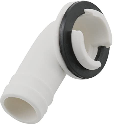 MEETOOT Klimaanlage Ablaufschlauch Adapter 20mm Schwarz AC Ablaufschlauch Verbinder Winkelstück Adapter für Mini-Split AC und Fenster Klimaanlage