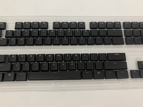 Logitech G915TKL G915 G815 Tastatur-Tastenkappen - 111 Volltasten Ersatz zum Selbermachen, Farbige Tastenkappen (Schwarz)