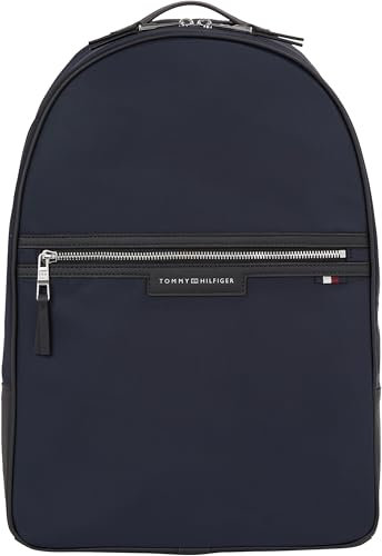 Tommy Hilfiger Herren Rucksack Urban Repreve Backpack Handgepäck, Mehrfarbig (Space Blue), Onesize