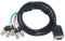 iFutniew VGA-Kabel A 5 BNC Konvertieren RGBHV Videokonvertierung auf großem Bildschirm Videomatrixkabel 3 Meter Stecker auf BNC