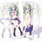 GUANBBD-Anime Körperkissen Touhou Project Kochiya Sanae Körperkissen Anime dakimakura Kurzer Plüsch Material Druck auf beiden Seiten Lebensgroßer Kissenbezug-Kochiya Sanae,50x160cm-shortplush