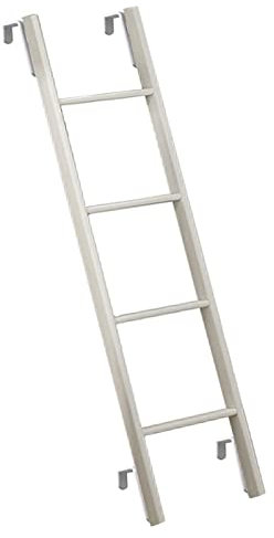 GArcan Kurze Camper RV Etagenleiter für Wohnwagen, Hängemontage Ersatz Leiter für Etagenbett, Verstellbare Leiter mit Haken, 130/140/150 cm