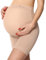 Be Mammy Shorts de Maternité pour Femmes avec Taille Haute sans Coutures Latérales Lingerie de Grossesse Maternité Vêtements 06 15 (Beige, S)