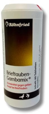 Röhnfried Brieftauben Gambamix 10mg Carnidazol, 60 Tabletten