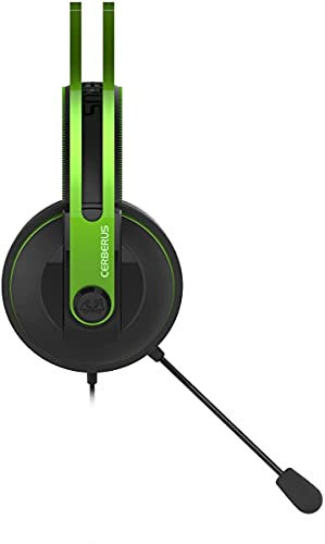 Asus Cerberus Cuffie Gaming, Compatibili con PC, Mac, Smartphone e PS4, Driver Essence, Doppio Microfono, Verde