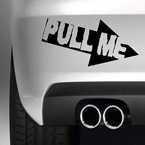 South Coast Stickers Pull Me Tow Sticker Funny Bumper Sticker CAR Van 4X4 Window PAINTWORK Decal Euro Laptop Drive