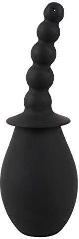 ORION Analdusche - erregende Anal- und Vaginaldusche mit Stimulationsfunktion, Klistier für Einlauf und Intimhygiene, schwarz