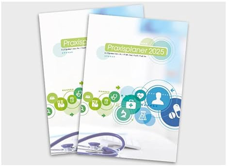 Exklusiver Praxisplaner 2026 Praxis, Planer, Mitarbeiterplaner, Hardcover, A4, 316 Seiten
