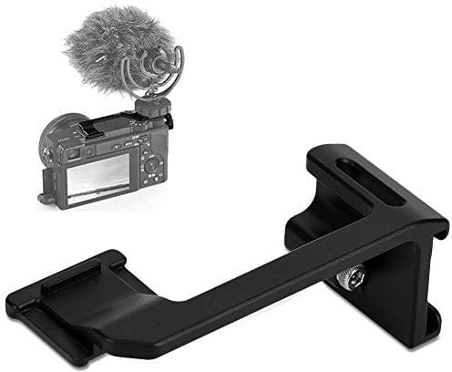 Mic Stand and Light Mount Plate Adapter Cold Shoe Relocation Extension Plate for A6000 A6300 A6400 A6500