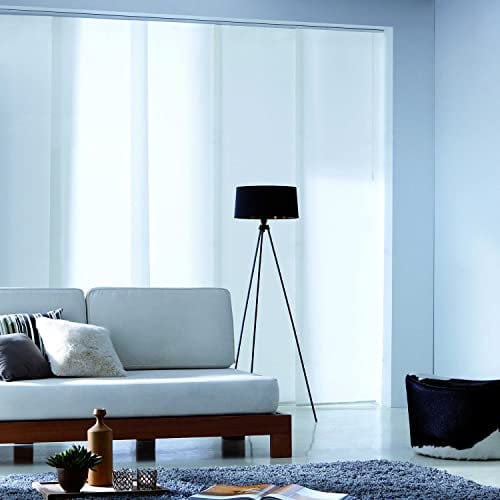 MADECOSTORE Panneau Japonais tamisant uni - Blanc - L60 x H300cm