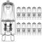 RuLEDne G9 Halogenlampen 40W 2800K Warmweiß, Klar G9 Kapselbirne Dimmbar, 230V 470LM G9 Halogen Leuchtmittel, Halogenlampe Mit G9 Sockel, kein Flackern, 360° Abstrahlwinkel, 10er Pack