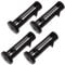 Create idea 4X Black Plastic Wheelie Bin Lid Hinge Pins, 60mmx15mm, Style: Contemporary, Fit for 50/80/120/240L Household and Commercial Bins