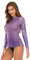 HUGE SPORTS Rash Guard für Damen Rashguard Langarm Bademode Shirts Schnell Trocknender Swimsuit (Kobra, L)