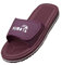 Kubota Claquettes à scratch Femme – Sandales été – Claquettes avec fermeture auto-agrippante – Chaussures pour piscine et plage – Chaussons – Bordeaux – 40