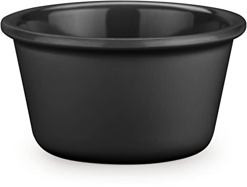 Carlisle FoodService Products Plastic Ramekin Sauce Bowl for Home and Restaurant, Plastic, 4 Ounces, Black, (Pack of 48)