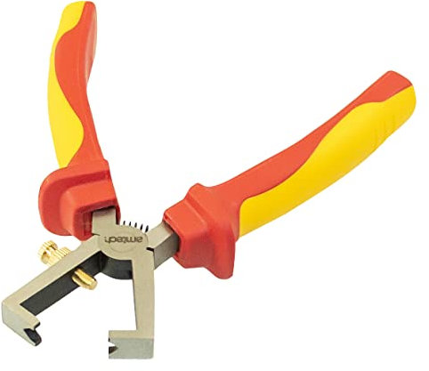 Amtech B0655 160mm Electrical Wire Strippers, 1000 Volt, VDE Certified, Dual-Colour, Ergonomic Handles