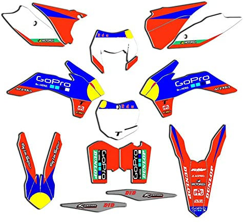 ENARUI Dekor Aufkleber Graphics Kompatibel mit KTM EXC XCW XCF-W 125 250 150 450 400 200 300 350 500 525 2014 2015 2016
