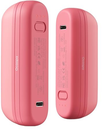 OCOOPA Hand Warmers Rechargeable 2 Pack, Electric Handwarmers Pocket Reusable Portable, USB Hand Warmers 2 in 1 Magnetic, 3 Levels Heat Instant, Safety Certified, for Golf Outdoor Skiing, UT2S Mini