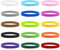 Teaaha 15 STK Welpen Halsband 30 X 1 cm Doppelseitige Weiche Einstellbare Welpen Halsbänder Für Welpen Halsband Identifikations Bänder Für Neugeborenes Haustier Hund Katze 15 Farben