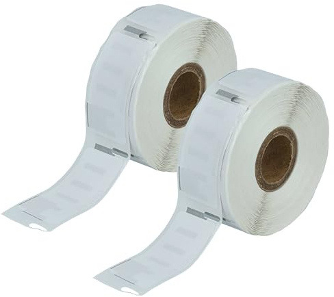 vhbw 2x Etiketten-Rolle 25mm x 54mm (500 Etiketten) kompatibel mit Seiko Smart Label Printer SLP620, SLP650 Etiketten-Drucker