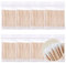 ZOCONE 800 Stück Wattestäbchen Spitz Kleine Wattestäbchen Holz Spitz Reinigungsstäbchen Microbrush Stäbchen Kosmetik Wattestäbchen Spitz für Tattoo Augenbrauen Make-up Nägel Maniküre
