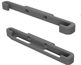 Führungsschienen-Halter für Festool T-LOC & Tanos Systainer – seitlich einklemmbar, für Schienen bis 185 mm