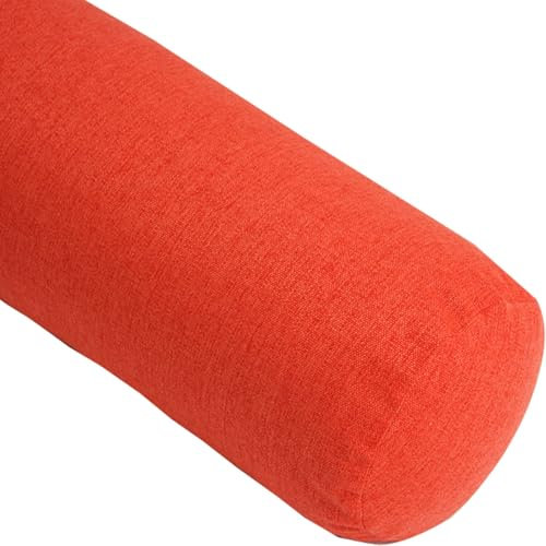Cojín Cilíndrico Redonda Almohada Cervical para Cama Sofá Cojín de Cuello Almohada Cilíndrica Extraíble Lavable Cojín Lumbar para Soporte de Cabeza, Cuello, Espalda y piernas(#11,10x40cm(4x15in))