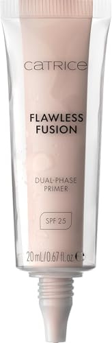 Catrice Flawless Fusion Dual-Phase Primer, Nr. 010, Nude, feuchtigkeitsspendend, pflegend, grundierend, vegan, ölfrei, UVA- und UVB-Filter + SPF 25, ohne Konservierungsstoffe, 1er Pack (20ml)
