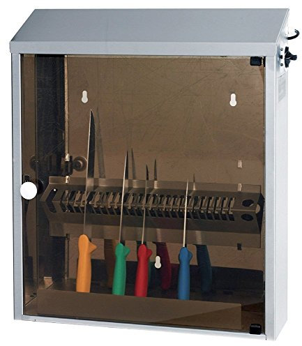 Sanelli Ambrogio Sterilizzatore per coltelli UV, in Acciaio Inossidabile, Multicolore, Unica