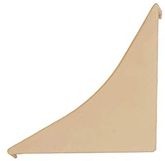 DQ-PP WINKELLEISTE ENDSTÜCK | Buche | 23 x 23mm | PVC | Küchenleiste Arbeitsplatte Abschlussleiste Leiste Küche Küchenabschlussleiste Wandabschlussleiste Tischplattenleisten