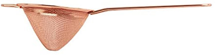 Olympia Copper Barware Bar Tea Drinks Mesh Strainer Sieve Filter Utensil