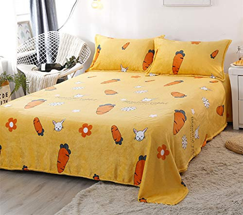 Stillshine. Kuscheldecke Flauschige Wohndecke Dünn Decke Warm & Weich Für Kinder Erwachsene, Microfaser flanelle Fleecedecke, Falten Sofadecke Tagesdecken (Karotte,180X200cm)