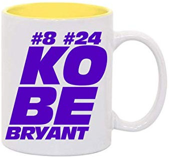 MADE Offizielle Kobe Bryant Tasse, Becher, Mug Two Tone #8, #24