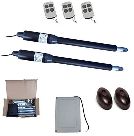 MATISMO AMB300 Kit motor para puerta batiente de 2 hojas de hasta 300 Kg y 4 metros con 3 mandos a distancia