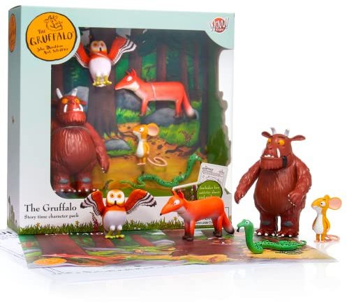 WOW! STUFF The Gruffalo Story Time Family Pack, Mini Play Figures, Official Toy Characters Set from The Julia Donaldson and Axel Scheffler Childrens Books and Films