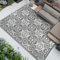 Famibay Teppich Outdoor Wetterfest Terrasse Teppich 150x245cm Kunststoff Teppich Balkon Teppich Wendbar Garten Teppich Leichtgewicht Faltbar Außen Bodenmatte für Terrasse Garten Balkon