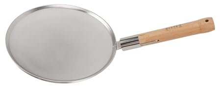 Cucchiaio Colino, Schiumarola a Maglia Fine, Misura Grande per Scolare (Diametro 30 cm/11,8 pollici)