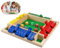 Starvortex Würfelspiel Holz, Bildungs Shut The Box 4 Spieler, Bunt Tabletop Taktikspiel mit 8 Würfel, Hochwertig Holz Spiele, Würfelspiele für Erwachsene & Kind, Mathe Klappbrett Spiel für Familie