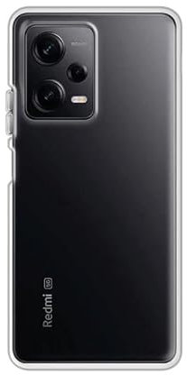 Max Power Digital Funda para móvil Xiaomi Redmi Note 12 Pro 5G Carcasa Silicona Transparente Antigolpes Flexible Protectora Lisa Ultra Delgada (Xiaomi Redmi Note 12 Pro 5G, Transparente)