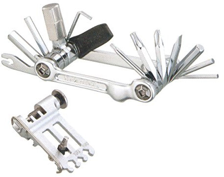 Topeak Unisex -Erwachsene Werkzeugset Mini-Faltwerkzeug 20 Pro Miniwerkzeuge, Silber, 23 Funktionen