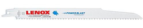 Lenox 20558B956R Reciprocating Saw Blade 6 Teeth, 0 V, White, Set of 25 Piece