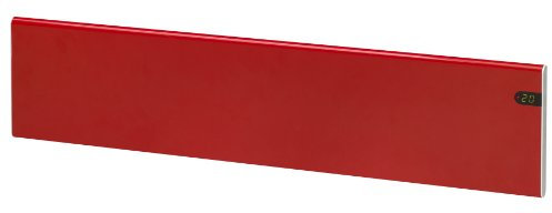 ADAX NEO NL - Elektroheizkörper - 1000W, Rot | Thermostat mit Zeitschaltuhr, Wochenmodus | Heizung Elektrisch | Wandkonvektor | Elektroheizung Wandmontage | Heizkörper Elektrisch, 200mm, KDT | IP20