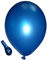 50 Luftballons metallic blau Premiumqualität Ø ca. 27cm B85 (Standardgröße)