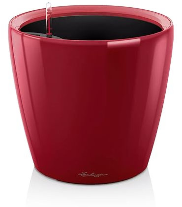 LECHUZA CLASSICO Premium LS 28 scarlet rot hochglanz 16047