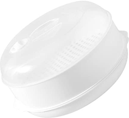 ulapithi Steamer - Boîte À Vapeur Ronde En Polypropylène Blanc, Spéciale Pour Four -Ondes, Vapeur, Recette