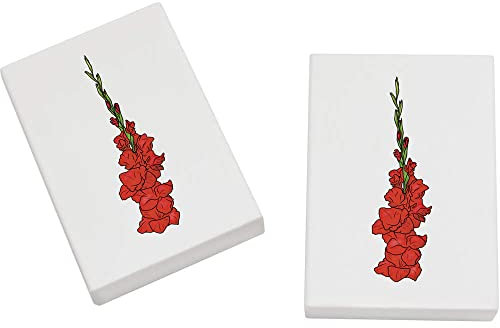 2 x 45mm 'Gladiole' Radiergummis (ER00036114)