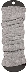 Ateena Guetre Femme Jambiere Femme Guêtres Femme Jambières Femme Guêtres Noires Femme Jambieres Guetres Femme Max Circonférence 48cm Filles Guêtres en Gris