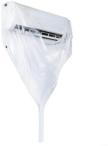 CWOQOCW Cubierta de limpieza de aire acondicionado dividido Limpieza de aire acondicionado montado en la pared Limpiador de aire acondicionado Bolsa de limpieza de lavado de polvo Bolsa de lavado