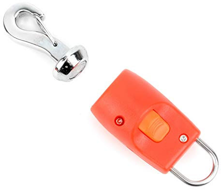 Hundeleinen-Verbinder, automatischer magnetischer magischer Riegel mit Verschluss, One-Touch-Verbindung und Entriegelung, Geschirrhalsband, rostfrei, for Outdoor-Walking-Training, Schwarz/2/553 (Colo